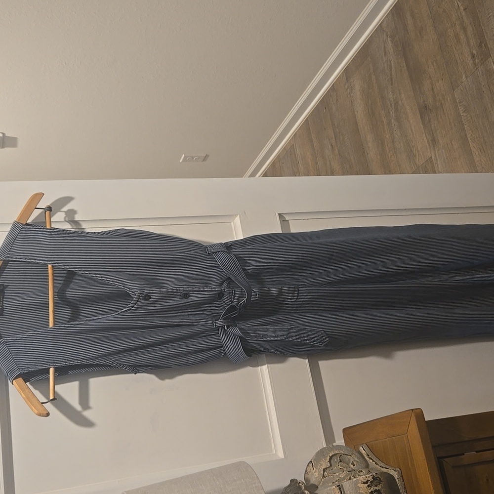 Obey Blue Striped Women's Jumpsuit